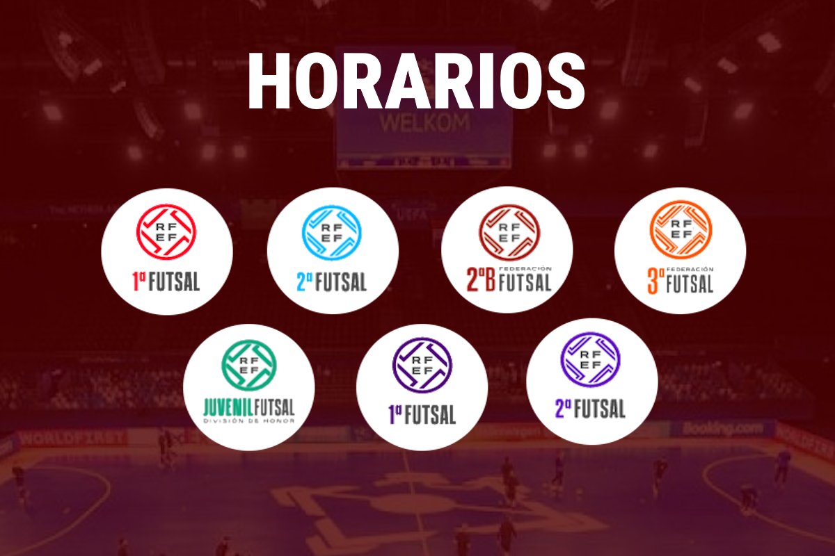 Horarios Fútbol Sala categoría nacional
